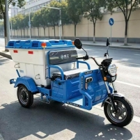 Hình ảnh Xe chở rác chạy điện thùng 500L HM-500L 
